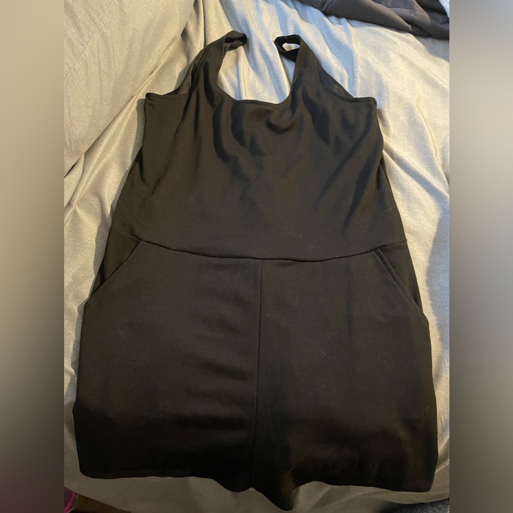 Dear Apple Black Shorts Romper M